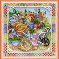Bead Embroidery Kit Mini Bead embroidery kit Garden cockerel