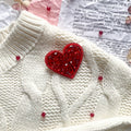 Brooch Embroidery Kit Decoration Little heart (Decoration)
