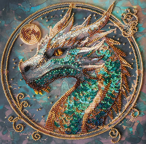 Bead Embroidery Kit Mid-sized bead embroidery kit Breath of Fire