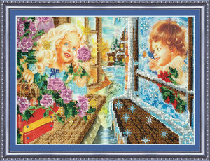 Bead Embroidery Kit Main Bead Embroidery Kit Kay and Gerda
