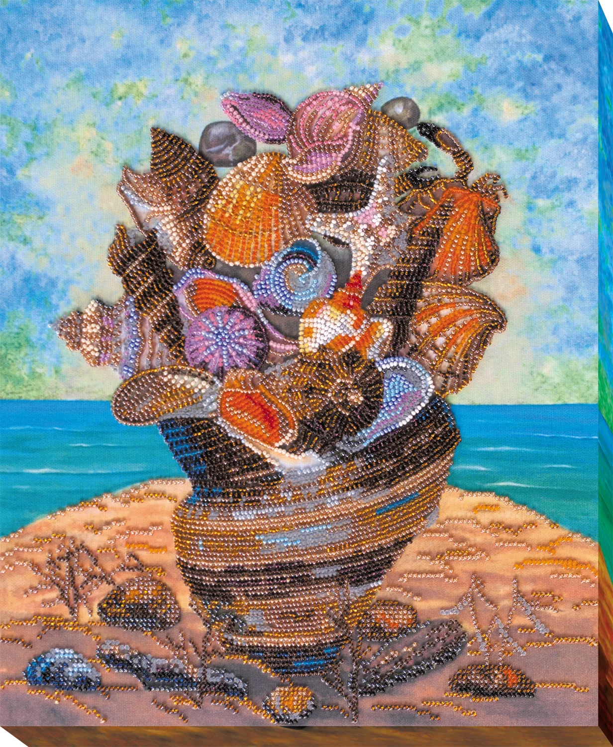 Bead Embroidery Kit Main Bead Embroidery Kit The sea with you