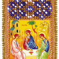 Talisman Bead Embroidery Kit Talisman bead embroidery kits Prayer of the Holy Trinity