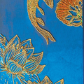 Bead Embroidery Kit Main Bead Embroidery Kit Koi blue