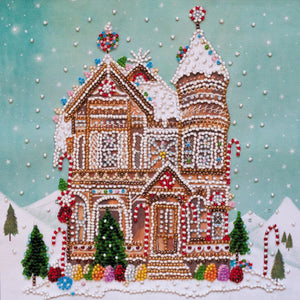 Bead Embroidery Kit Mid-sized bead embroidery kit Gingerbread