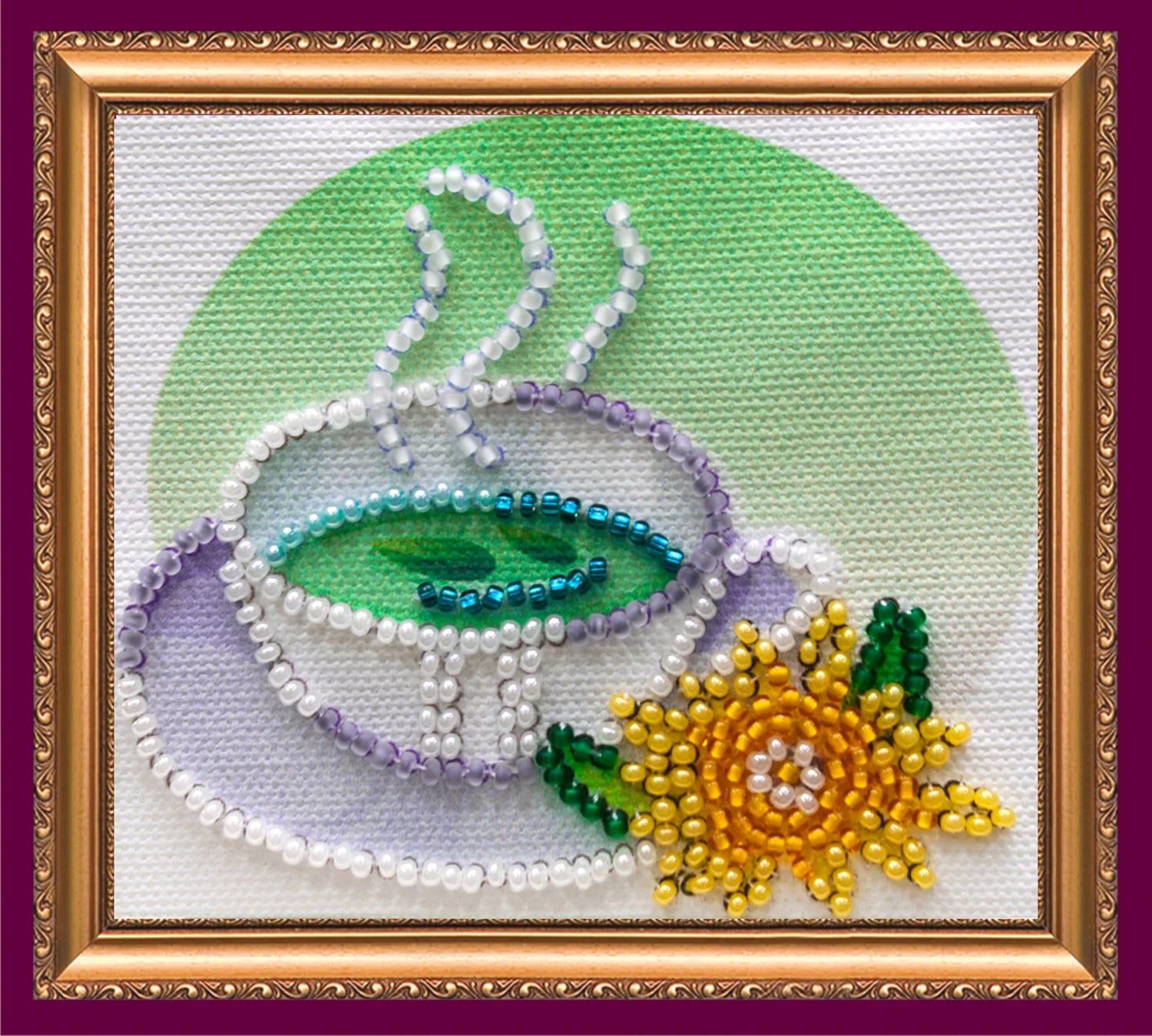 Magnets Bead Embroidery Kit Magnets Bead embroidery kit Vanilla