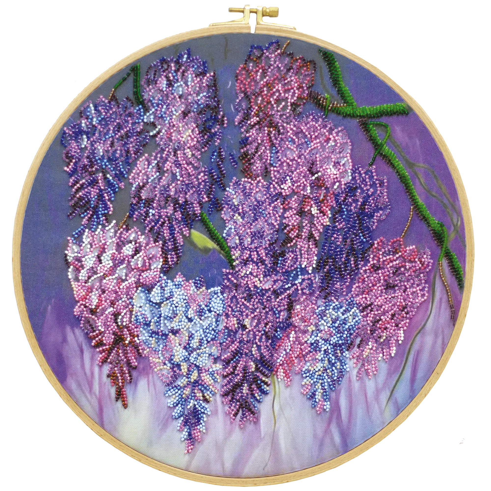 Bead Embroidery Kit Main Bead Embroidery Kit Wisteria
