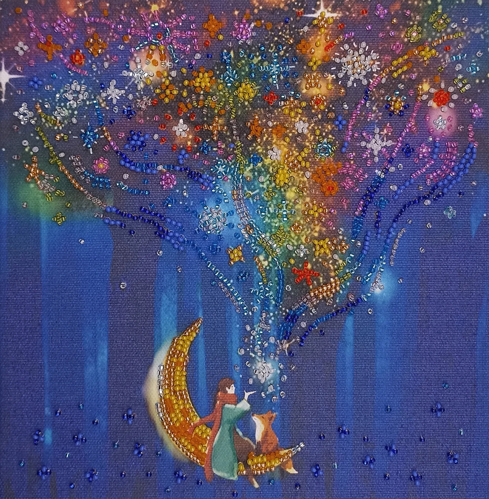Bead Embroidery Kit Mid-sized bead embroidery kit Dreamer