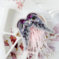 Brooch Embroidery Kit Decoration Wing