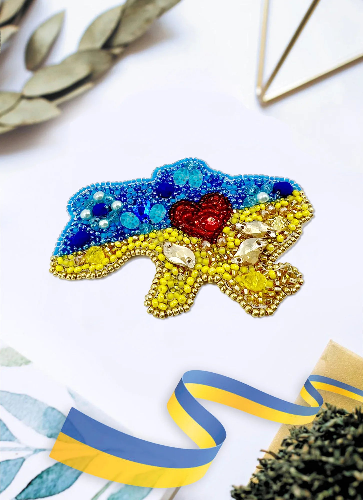 Brooch Embroidery Kit Decoration My native