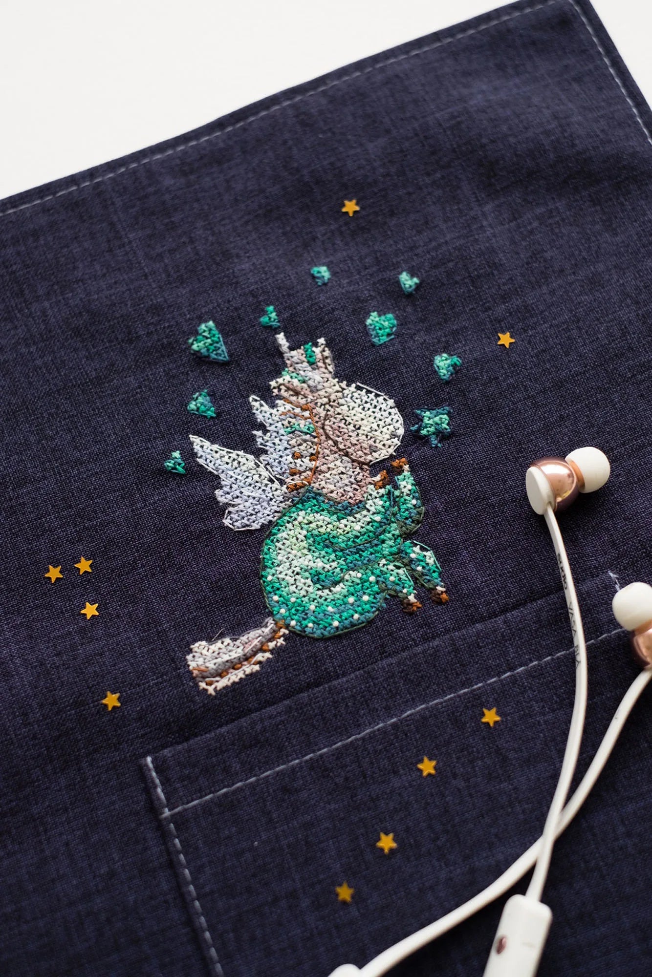 Cross Stitch Kit On Clothes Cross-stitch kits In pajamas
