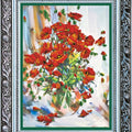 Bead Embroidery Kit Main Bead Embroidery Kit Poppies