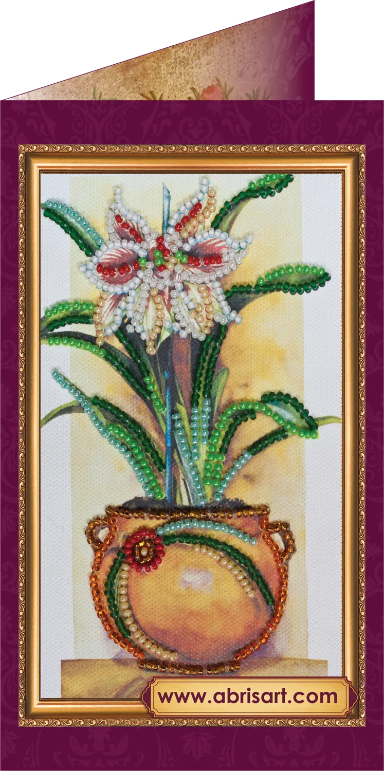 Postcards Bead Embroidery Kit Flowers – 1