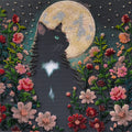 Bead Embroidery Kit Mid-sized bead embroidery kit Can’t Sleep (Animals and birds)