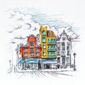 Cross Stitch Kit Cross-stitch kits Colored town-2