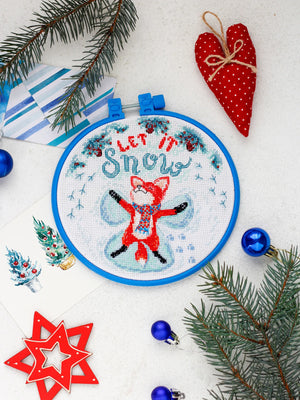 Cross Stitch Kit Cross-stitch kits Snow angel