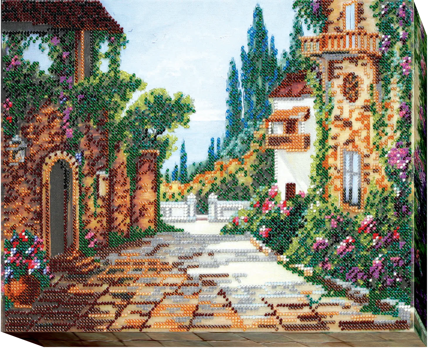 Bead Embroidery Kit Main Bead Embroidery Kit Seaside street
