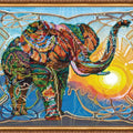 Bead Embroidery Kit Main Bead Embroidery Kit Mosaic elephant