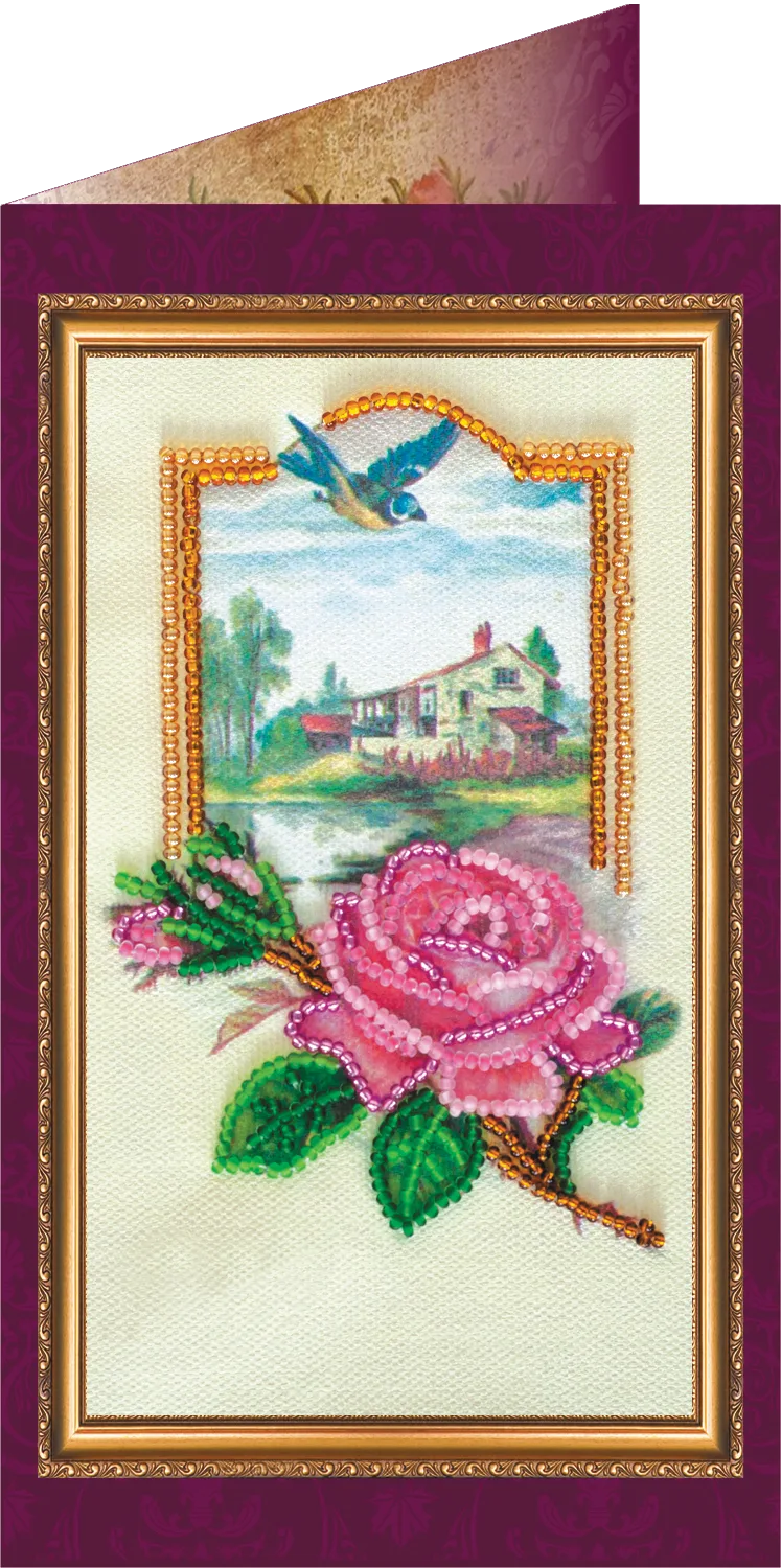 Postcards Bead Embroidery Kit Postcard Bead embroidery kit Congratulations – 10