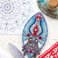 Brooch Embroidery Kit Decoration Eastern motive