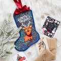 Boots Bead Embroidery Kit Main Bead Embroidery Kit Fairytale deer