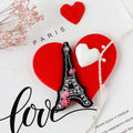 Brooch Embroidery Kit Decoration Heart of France