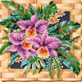 Bead Embroidery Kit Mid-sized bead embroidery kit Cattleya