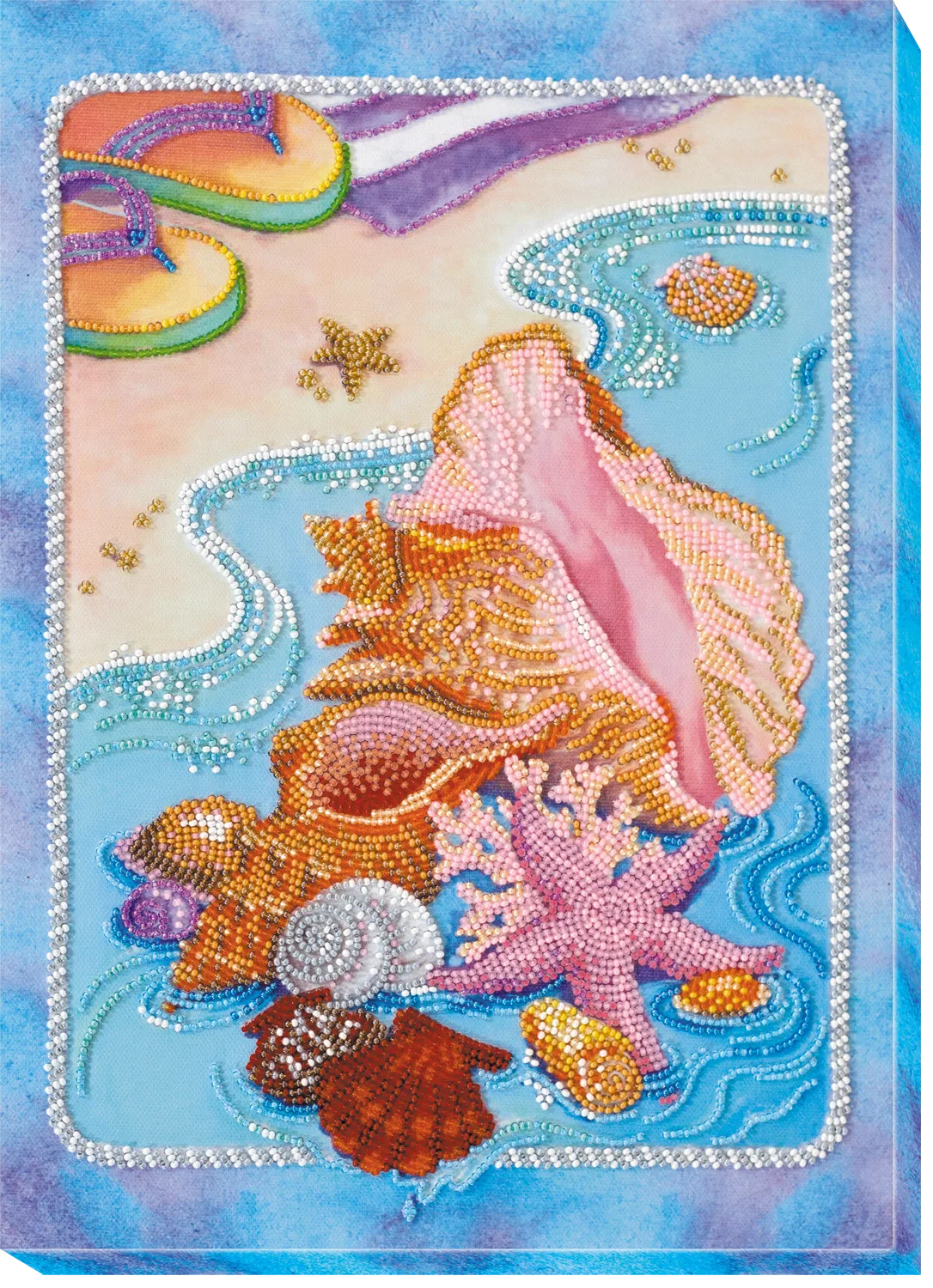 Bead Embroidery Kit Main Bead Embroidery Kit Azure coast