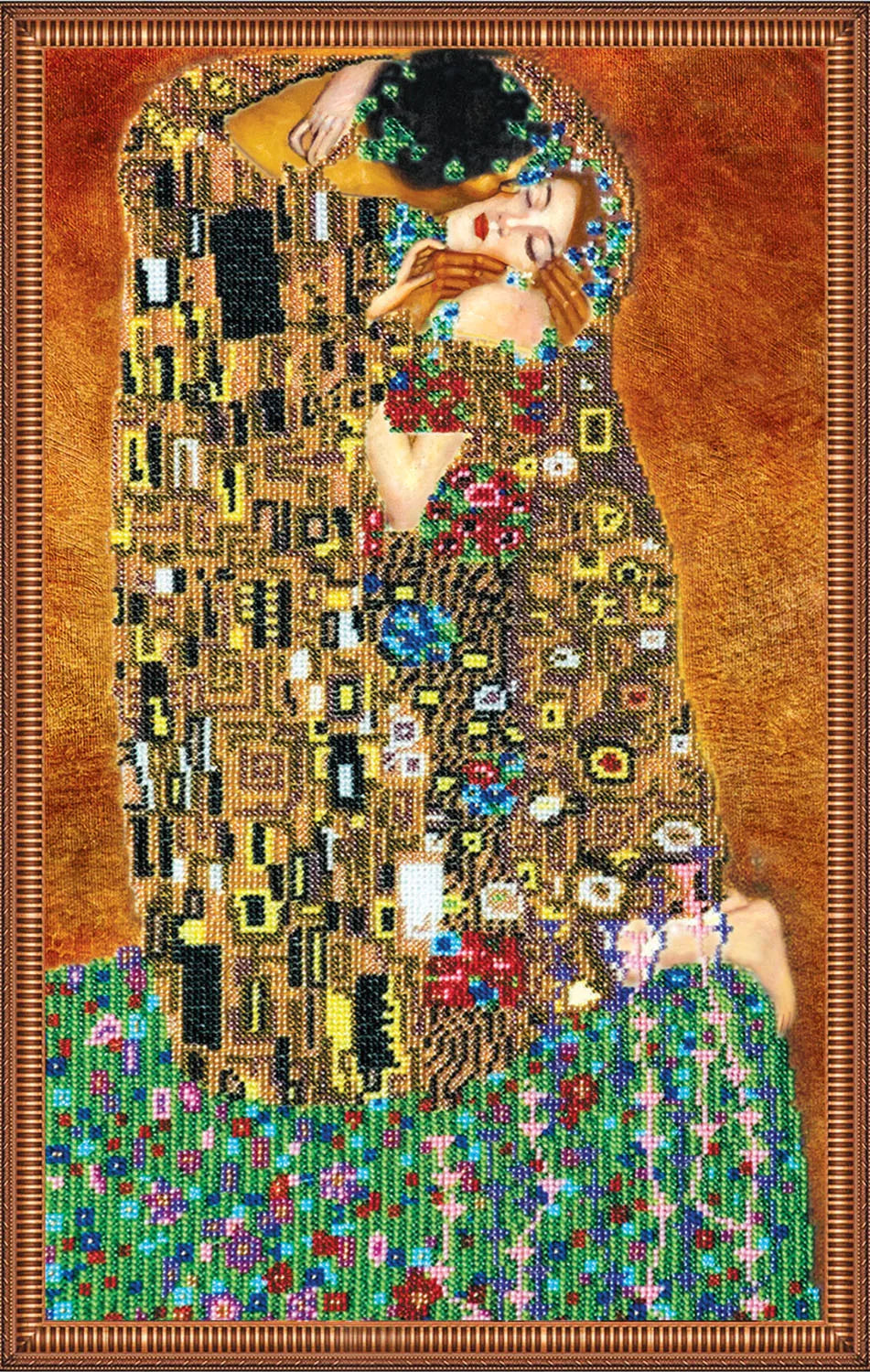 Bead Embroidery Kit Main Bead Embroidery Kit The kiss