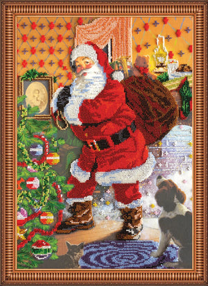 Bead Embroidery Kit Main Bead Embroidery Kit Christmas Eve