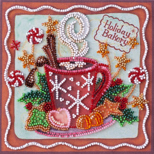 Bead Embroidery Kit Mini Bead embroidery kit Aroma of the holiday
