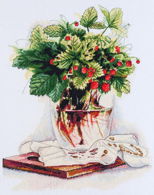 Cross Stitch Kit Cross-stitch kits Strawberry bouquet