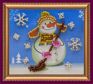 Magnets Bead Embroidery Kit Magnets Bead embroidery kit Snowman – 1