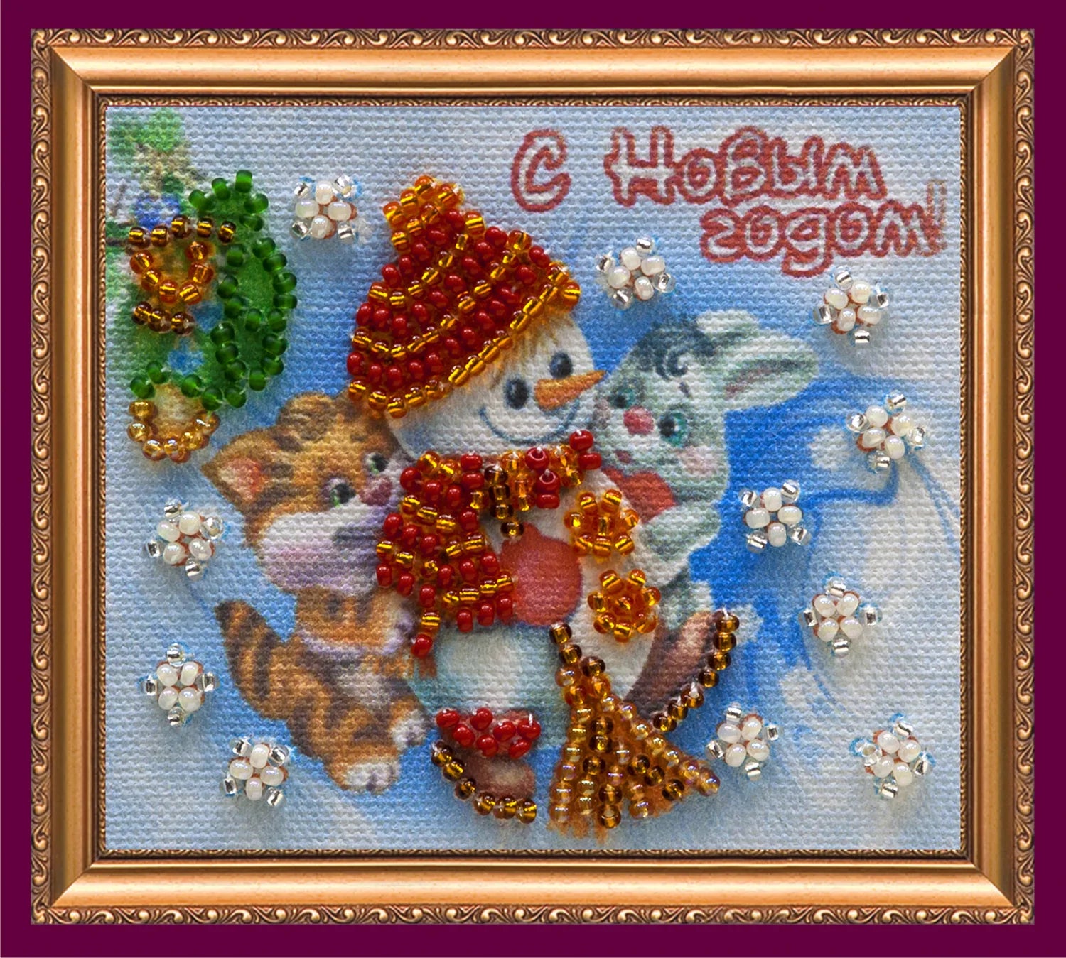 Magnets Bead Embroidery Kit Magnets Bead embroidery kit Happy New Year – 1