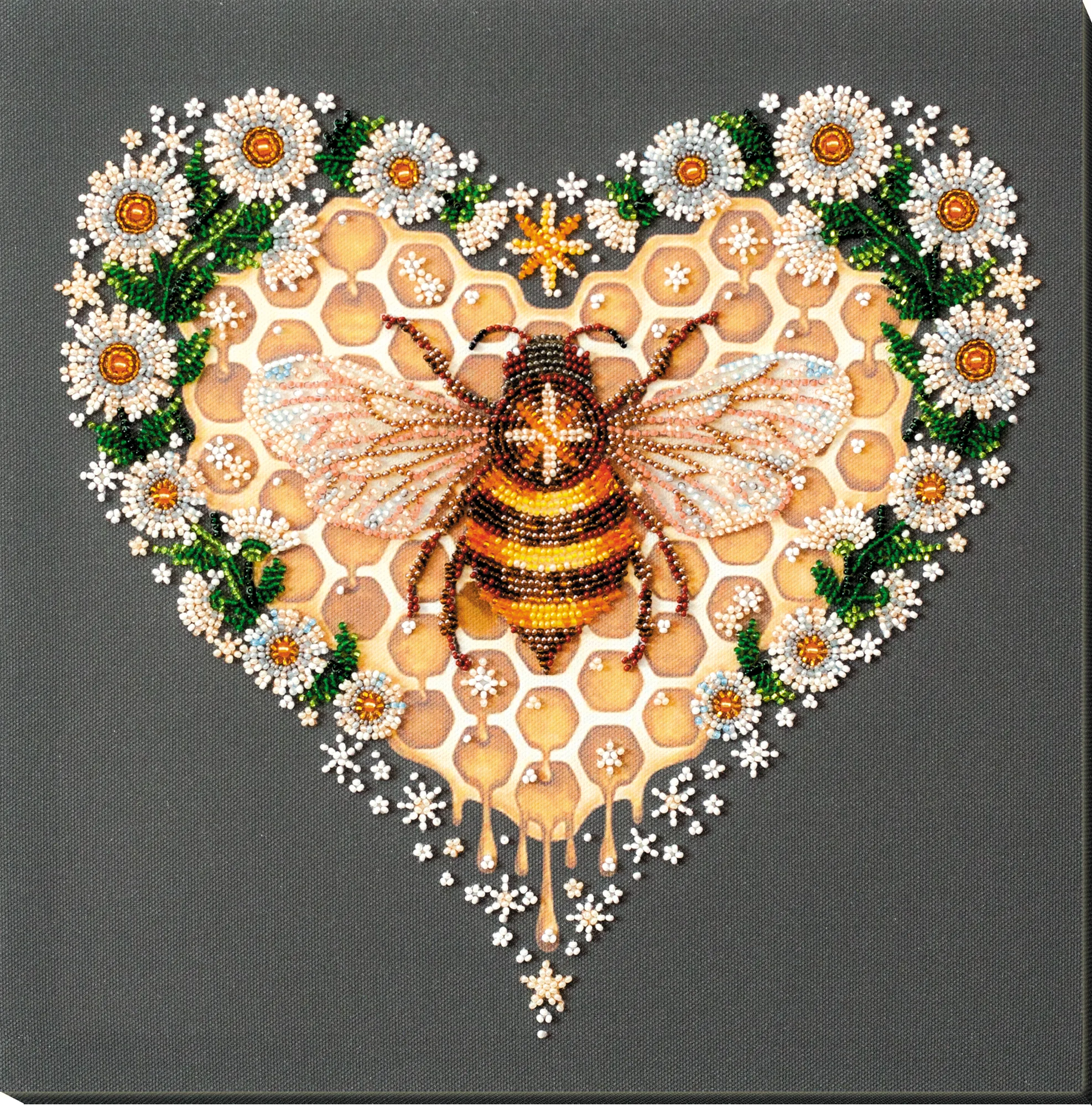Bead Embroidery Kit Main Bead Embroidery Kit Honey plant