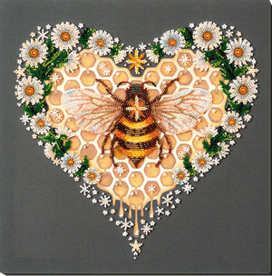 Bead Embroidery Kit Main Bead Embroidery Kit Honey plant