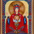 Bead Embroidery Kit Main Bead Embroidery Kit Icon of the Mother of God “Inexhaustible Chalice”