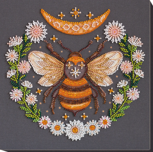 Bead Embroidery Kit Mid-sized bead embroidery kit Honey dream