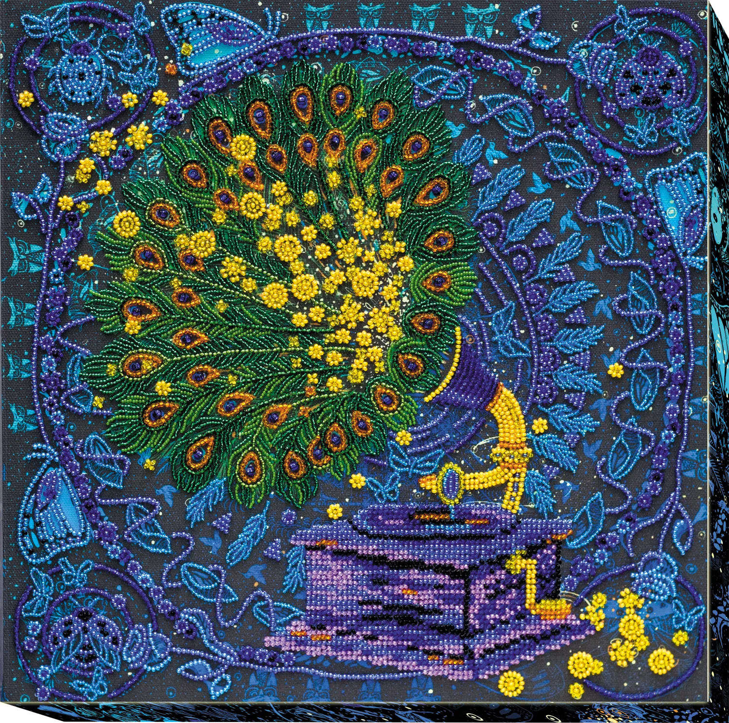 Bead Embroidery Kit Main Bead Embroidery Kit Magic gramophone
