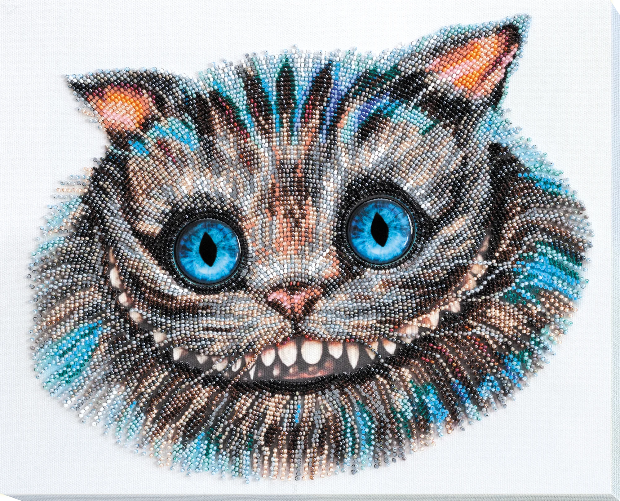 Bead Embroidery Kit Main Bead Embroidery Kit Cheshire Cat