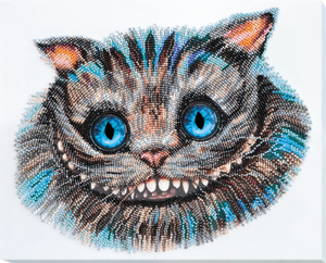 Bead Embroidery Kit Main Bead Embroidery Kit Cheshire Cat