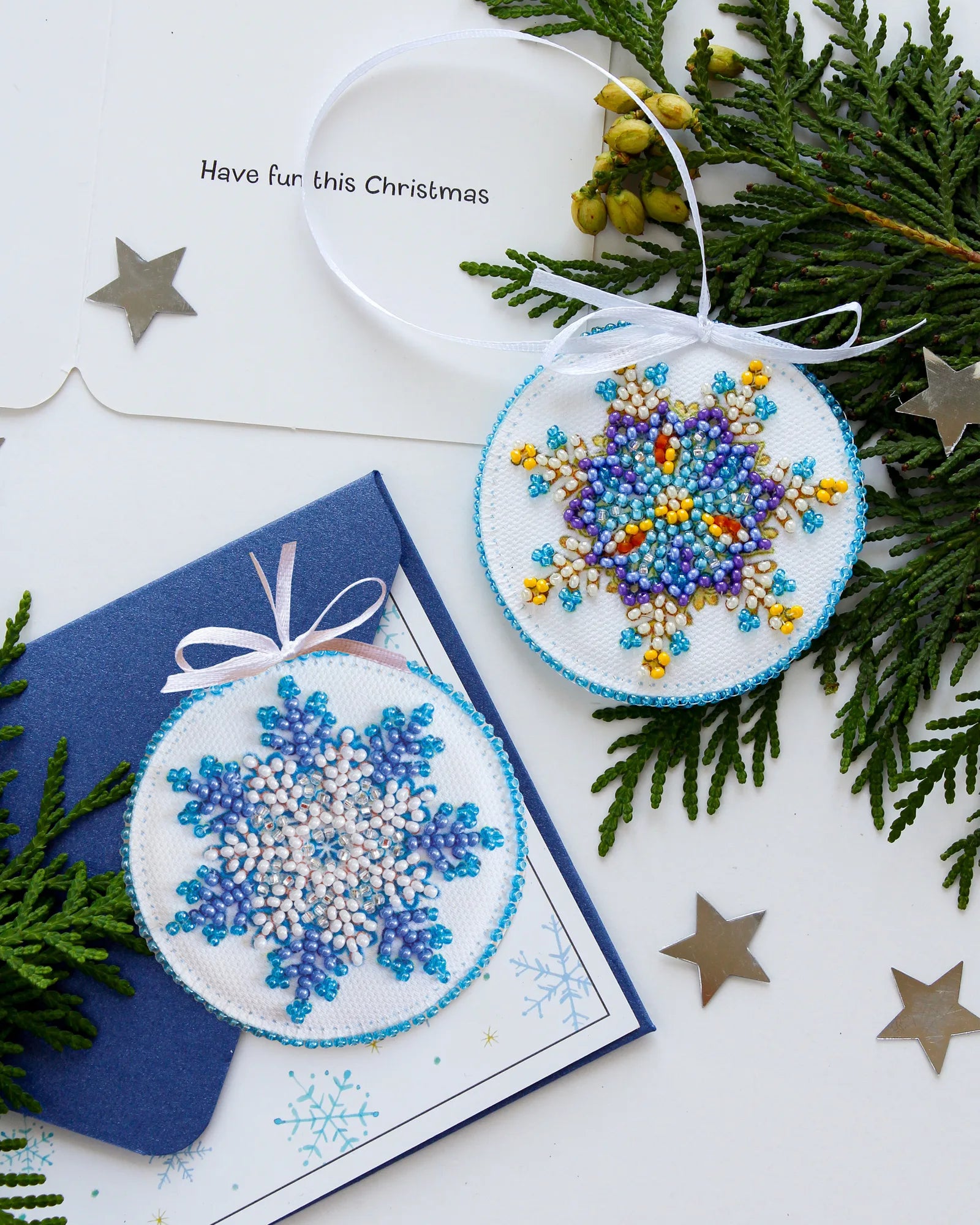 Christmas and New Year Decor Kit Decoration Small snowflake