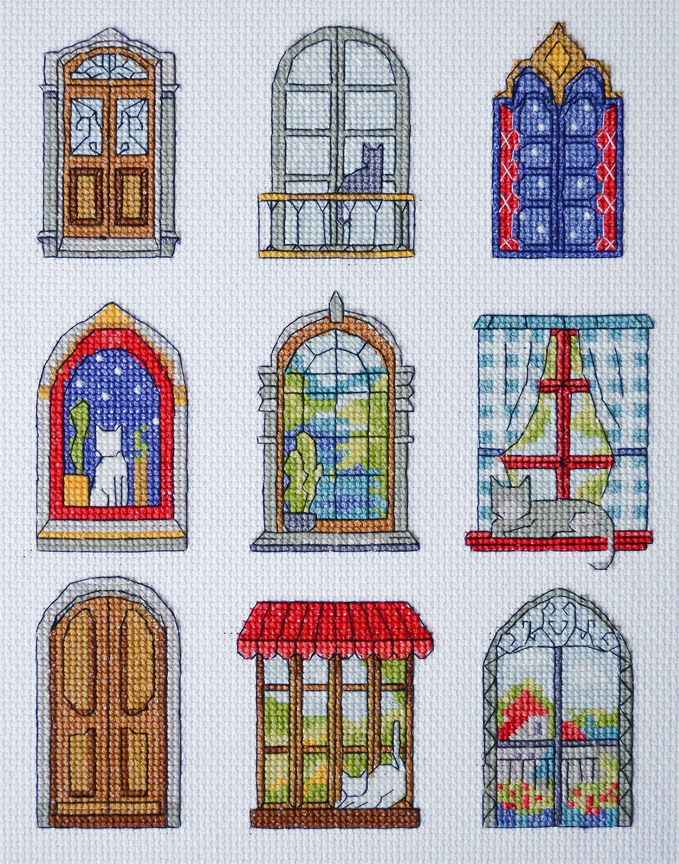 Cross Stitch Kit Cross-stitch kits 9 little cozy tales