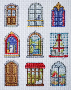 Cross Stitch Kit Cross-stitch kits 9 little cozy tales