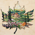 Bead Embroidery Kit Creativity kits/Bead embroidery kits with a wooden frame The sun of Toscana