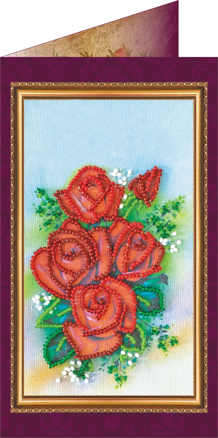 Postcards Bead Embroidery Kit Postcard Bead embroidery kit Congratulations – 12