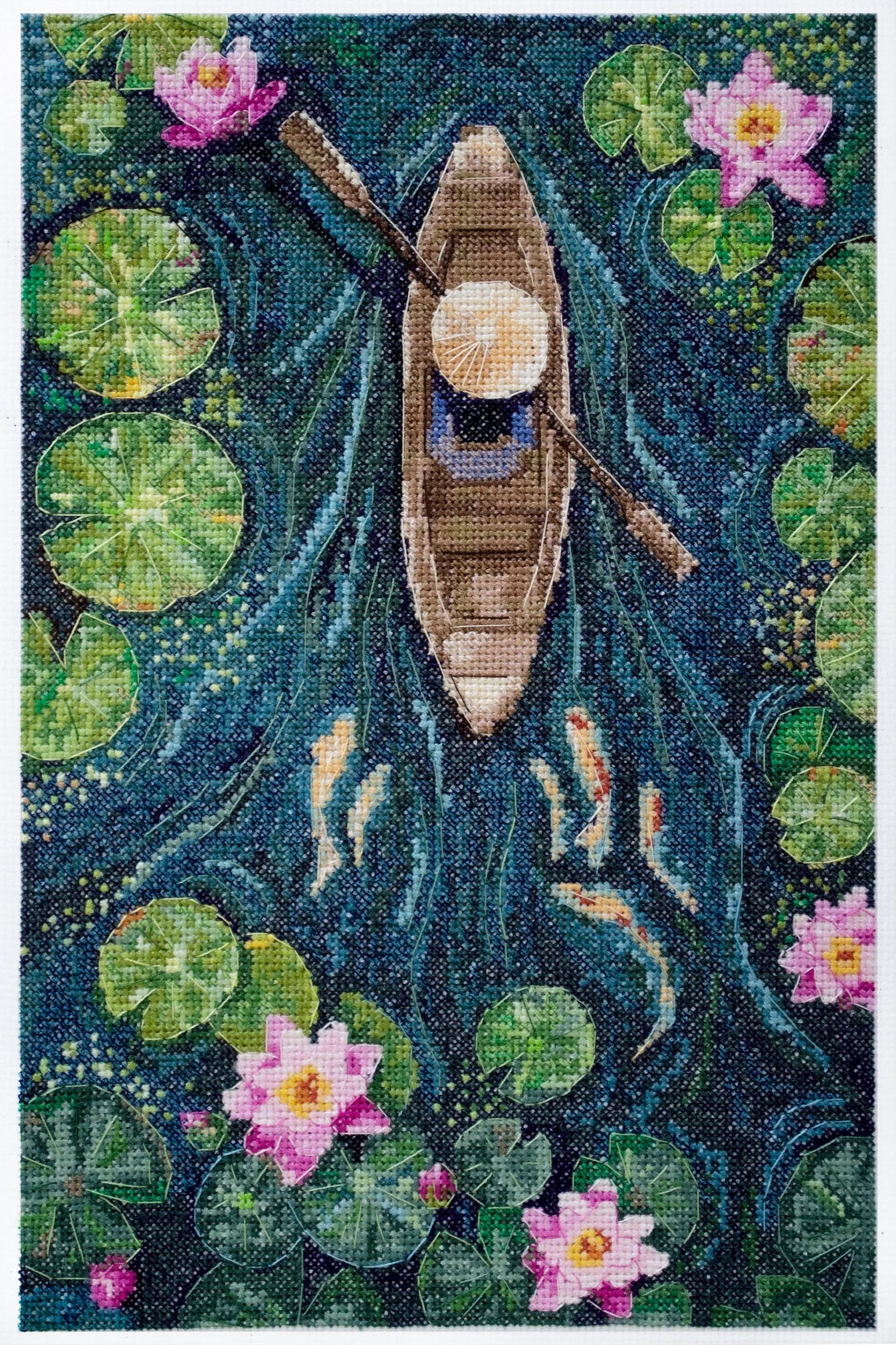 Cross Stitch Kit Cross-stitch kits One in a canoe