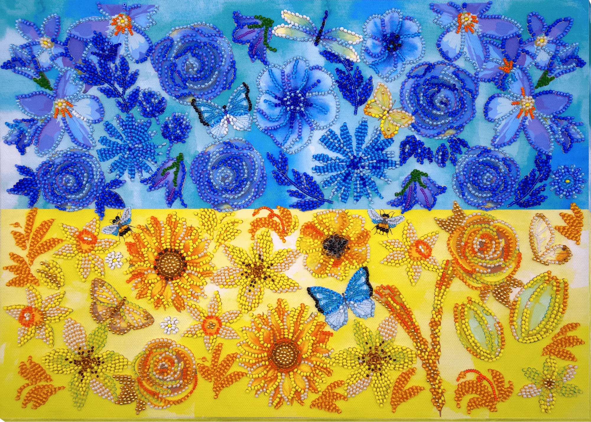 Bead Embroidery Kit Main Bead Embroidery Kit The flag