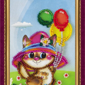 Postcards Bead Embroidery Kit Postcard Bead embroidery kit Happy Birthday – 3