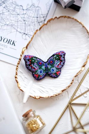 Brooch Embroidery Kit Decoration Butterfly