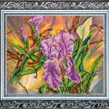 Bead Embroidery Kit Main Bead Embroidery Kit Bordeaux pearl